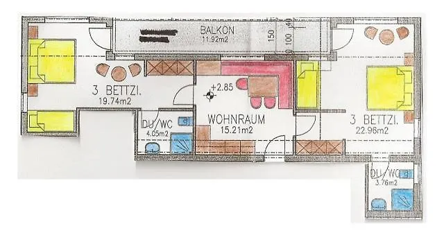 Appartement Monalisa Sölden Apartament